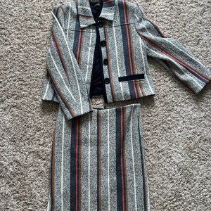 Ann Taylor Matching Tweed Skirt Suit, Size 8